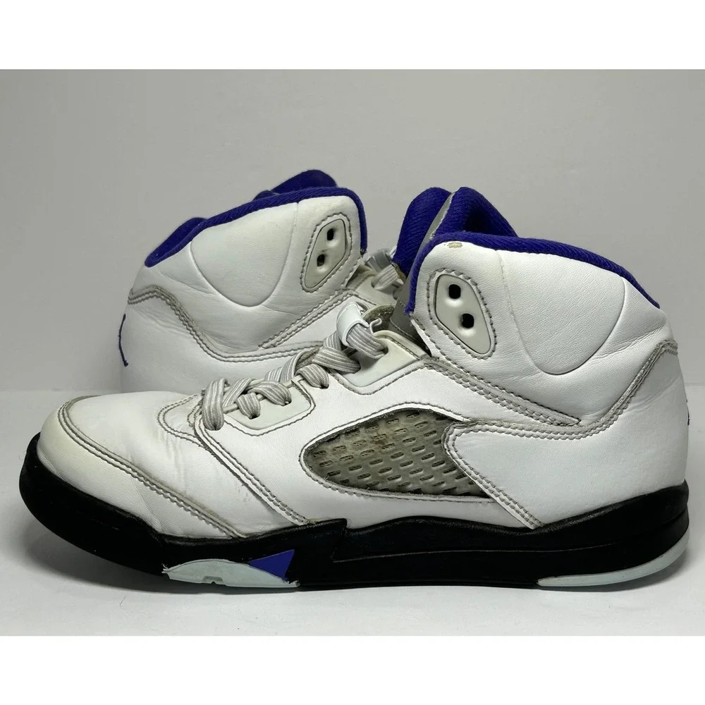 Jordan 5 Retro PS Dark Concord Mid Top Basketball‎ Shoes Sneakers Youth Size 3
